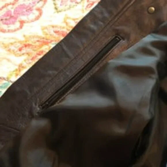 Women's Harley Davidson Leather Jacket Dark Purple​​​​​​​​ - Picture 9 of 9